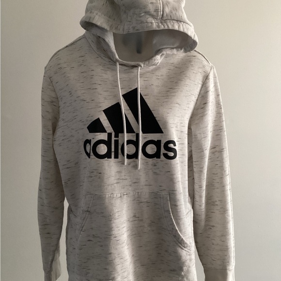 Adidas Heathered Gray Split-Side Activewear  Hoodie - Women’s Medium - Picture 1 of 8
